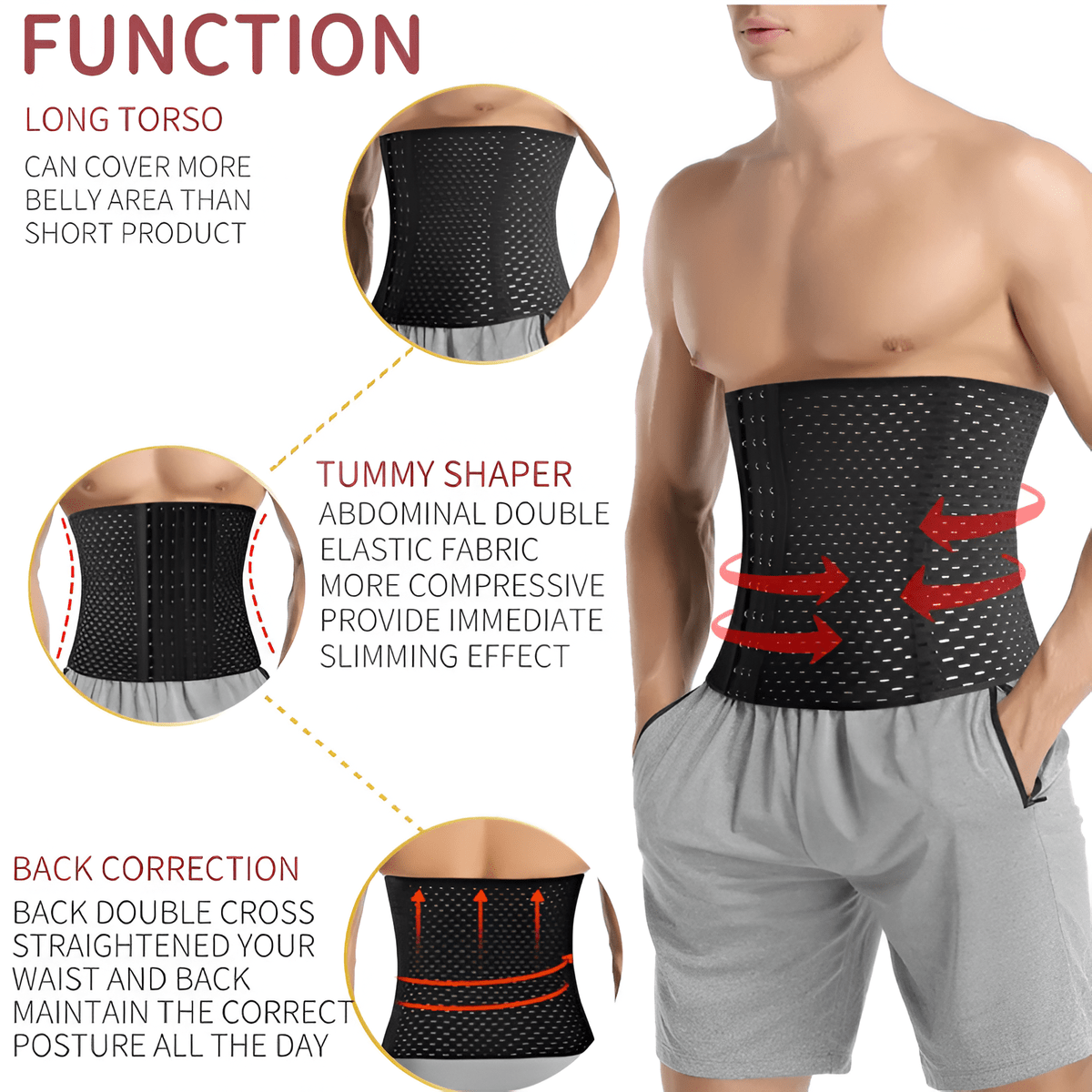 Men's High Compression Slimming Corset